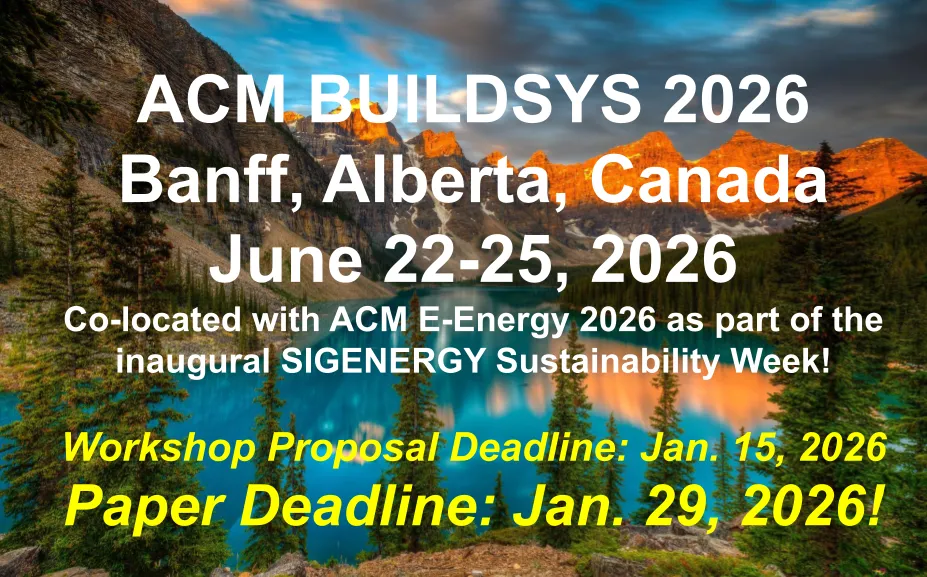 ACM BuildSYS 2026 