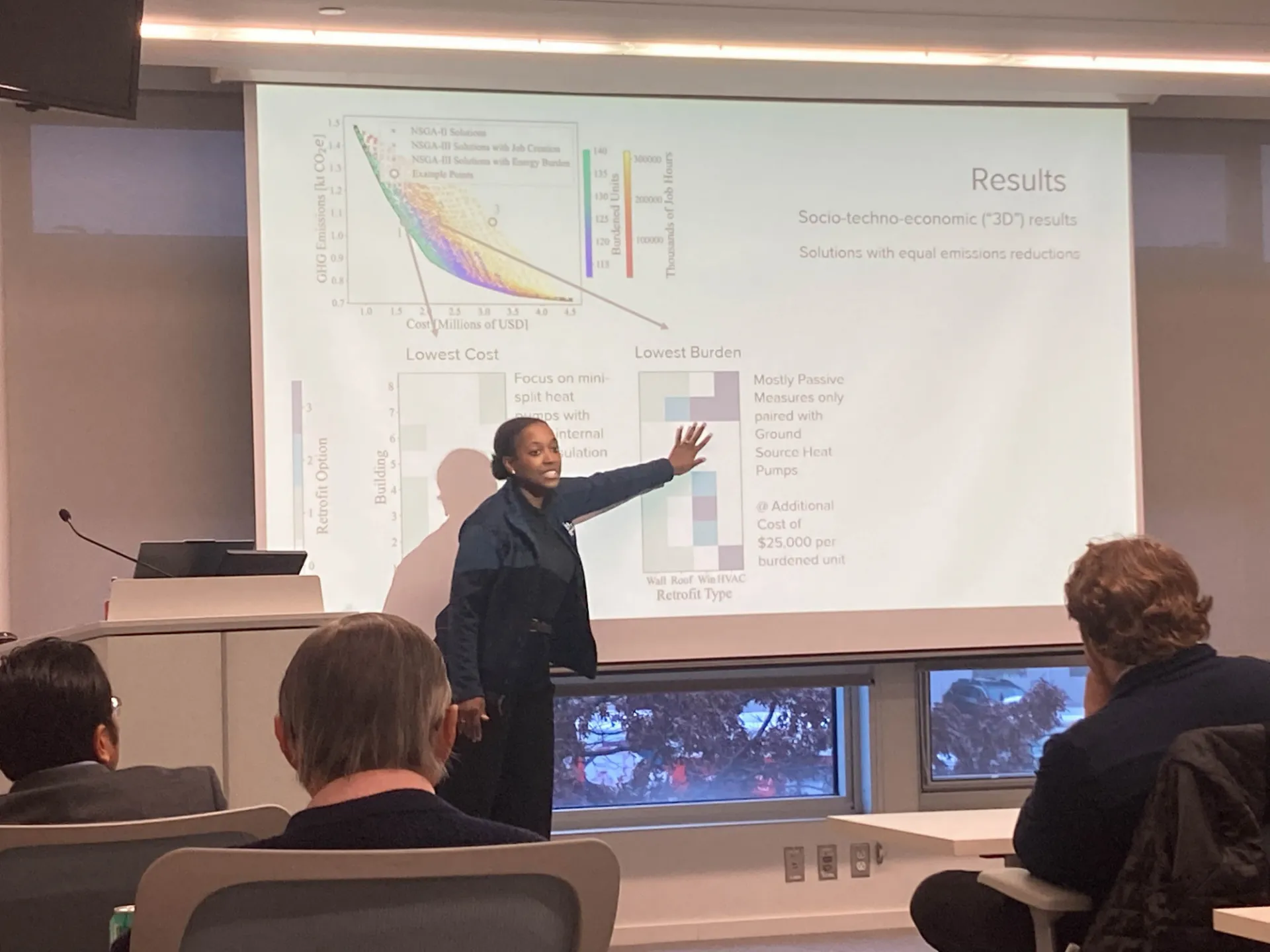 Professor Howard giving lecture at Syracuse 